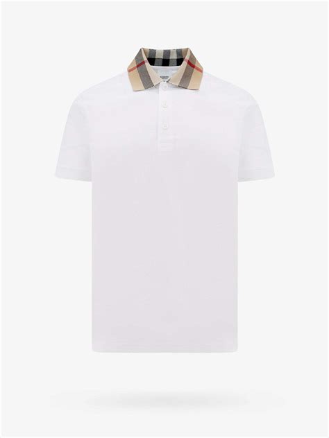 burberry white polo men|burberry polo shirt men authentic.